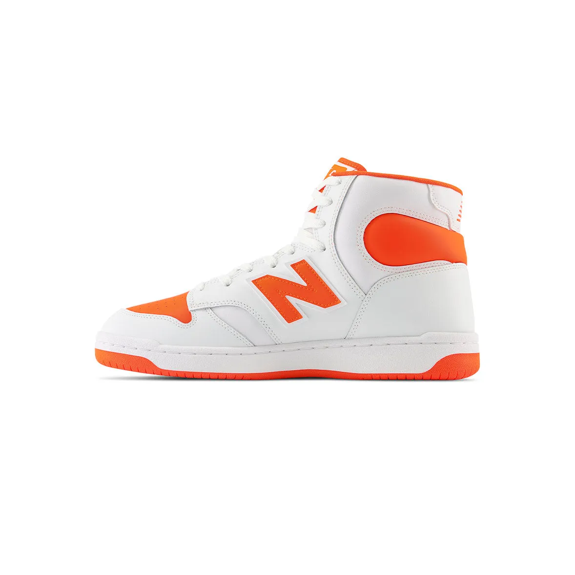 New Balance 480 White - Orange indoor shoes