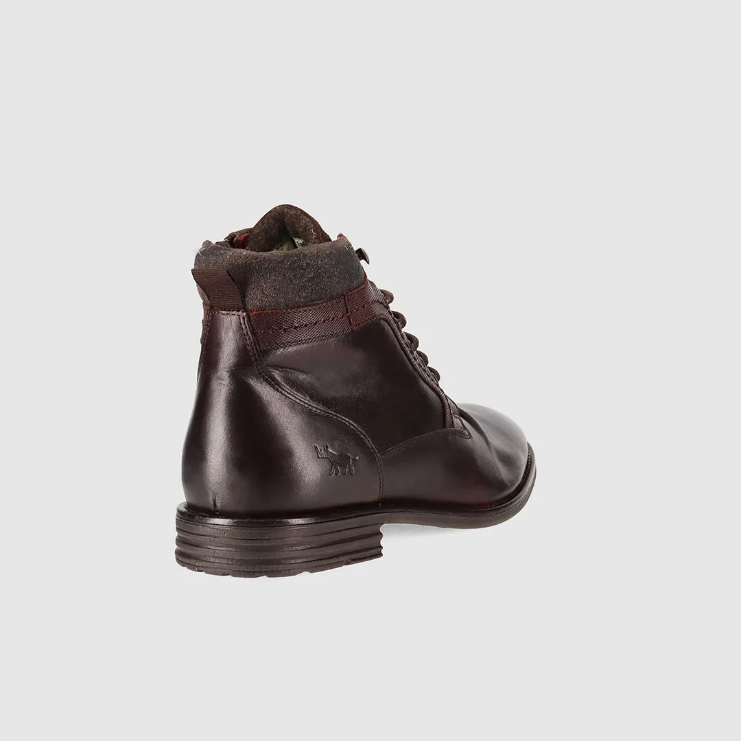 Jagger Dark Brown Lace Up Boots Slip Resistant Hiking Trails