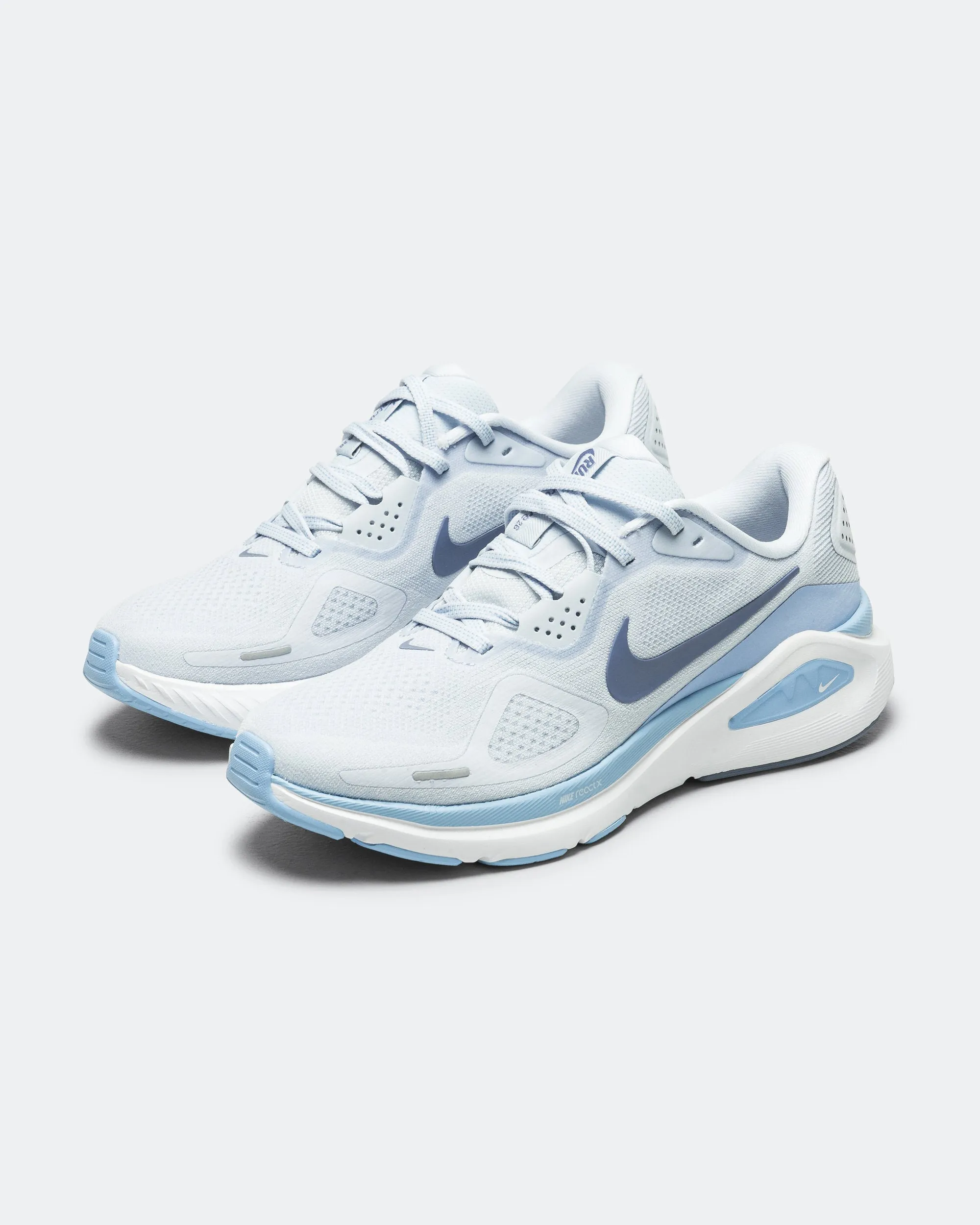 Womens Structure 26 - Football Grey/World Indigo-Aluminum Subtle tone Breathable Perforations