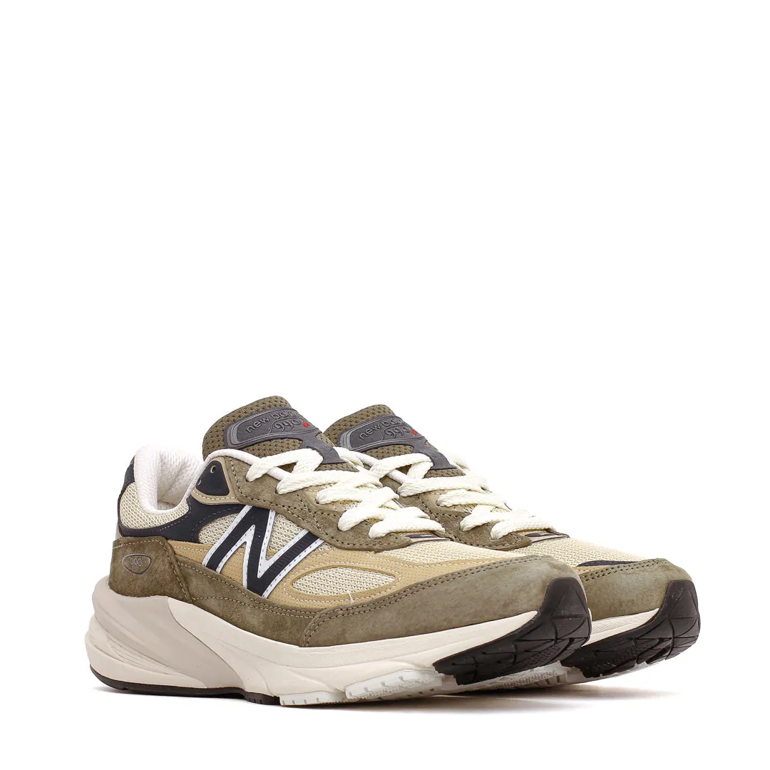 recycled - material - feature shoes Easy - access New Balance Unisex Made in USA 990v6 Dark Camo U990WO6