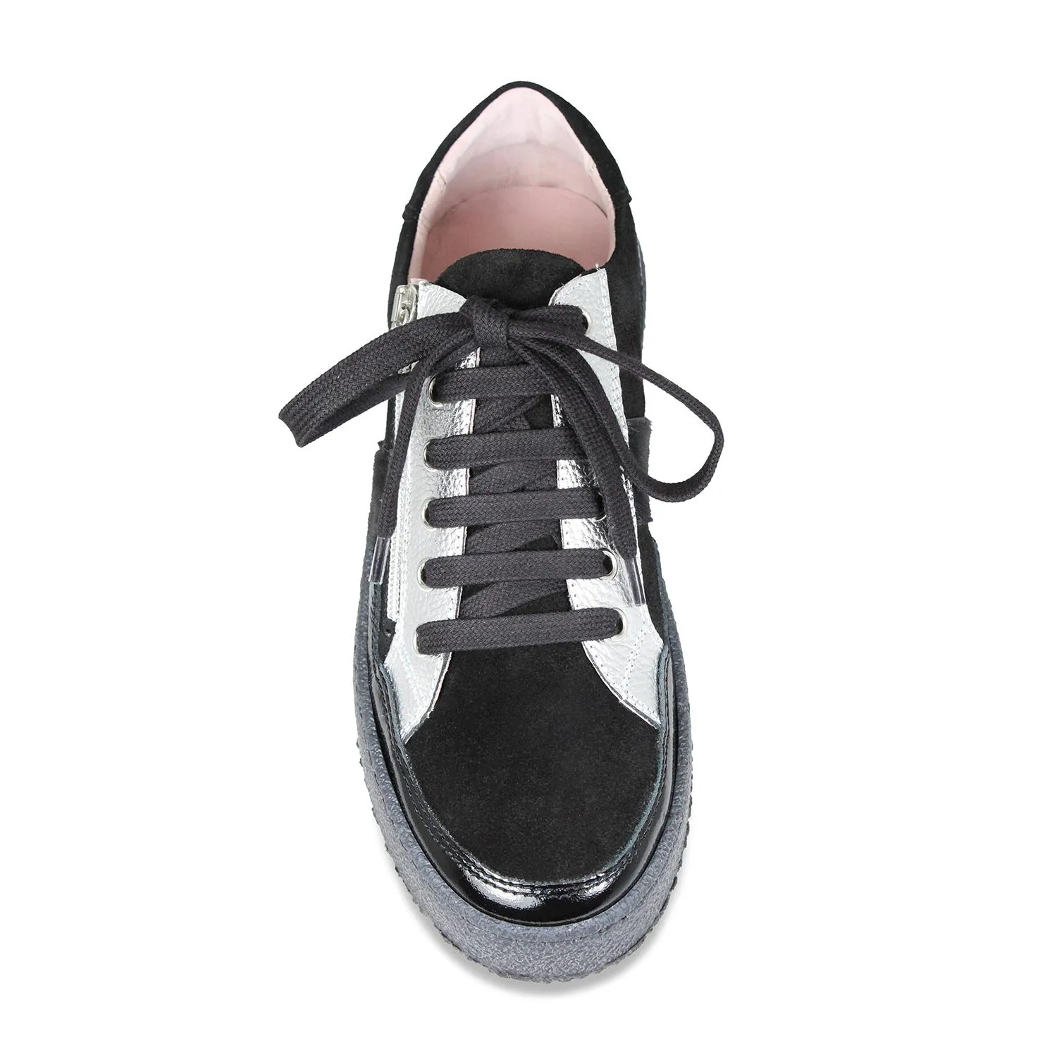 Kit: Black Suede & Patent Campus Hike