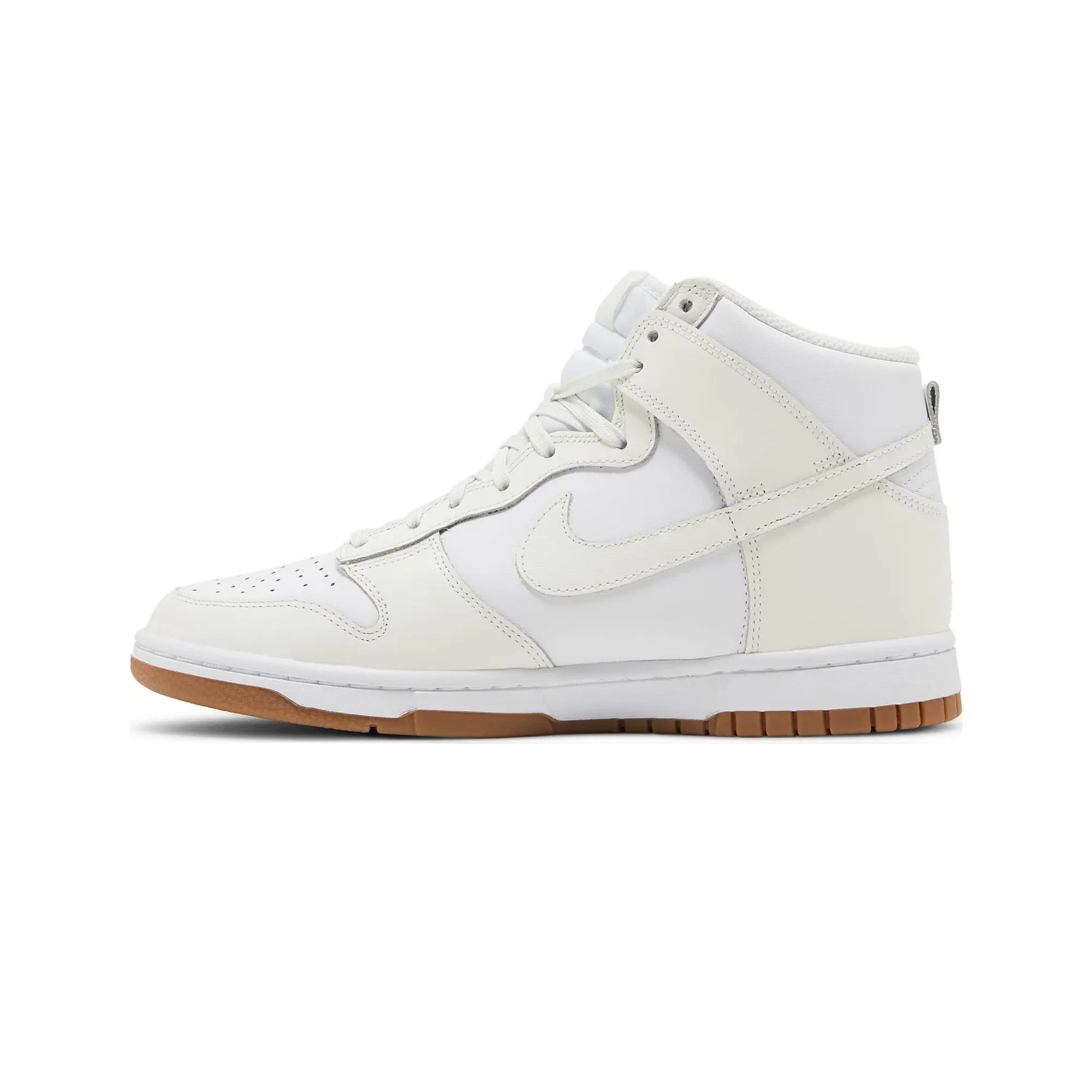 Nike Dunk High 'Sail Gum' Women's (2021) hook and loop closure