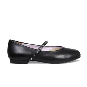 Layton: Black Leather Ankle friendly