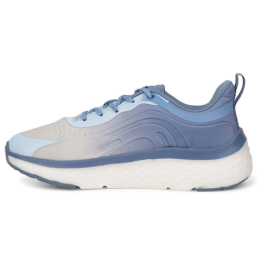 Leap7x Blue Sports Lacing Running Shoes For Men NITRUN-10 By Liberty agility enhancement Foot Shape Toe Box