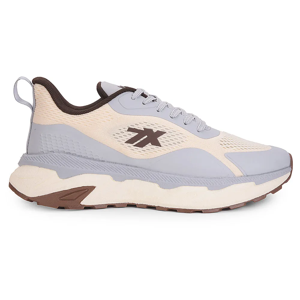 Rough surface running workout - shoes Leap7x Blue Sports Lacing Running Shoes For Men XLM-04 By Liberty