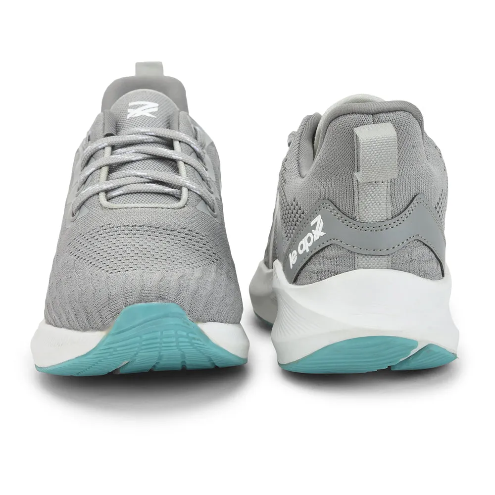 Leap7x Lacing Sports Shoes For Men (Grey) CHALANGE-2 By Liberty Impact Resistant Outsole