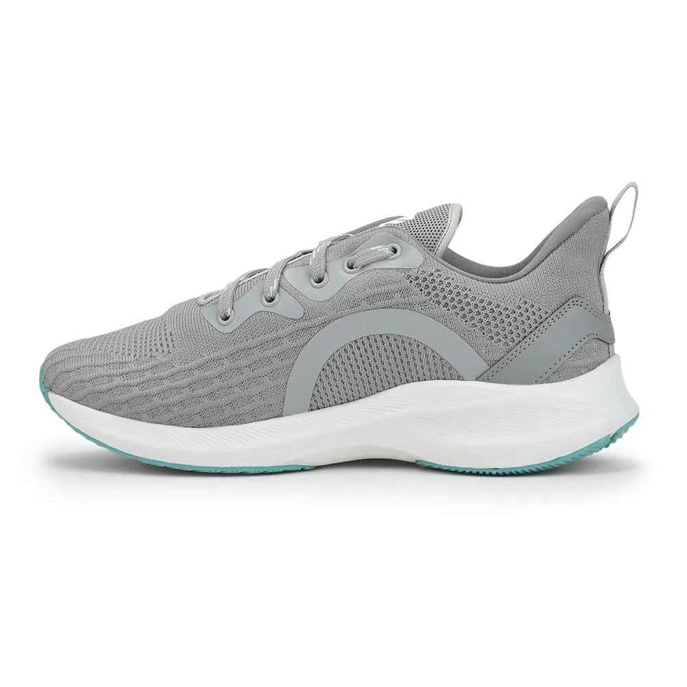 Leap7x Lacing Sports Shoes For Men (Grey) CHALANGE-2 By Liberty Ergonomic Insole Contour