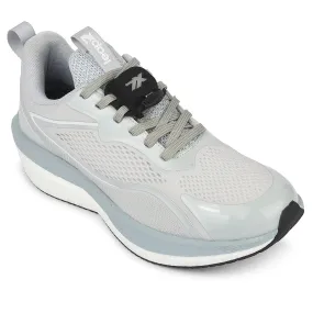 Leap7x Light Grey Sports Lacing Running Shoes For Men XLM-06MS By Liberty reliable - performance shoes