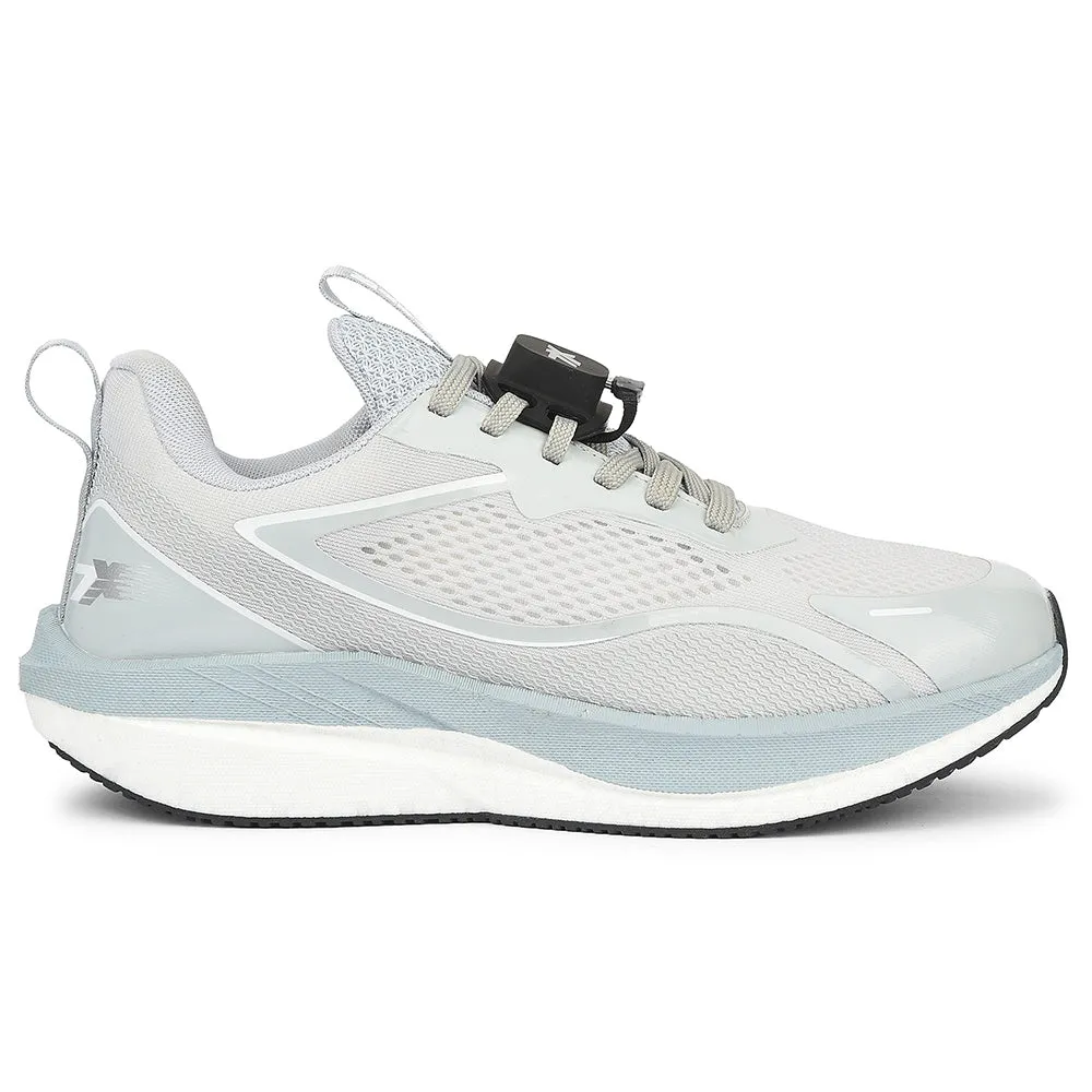 Leap7x Light Grey Sports Lacing Running Shoes For Men XLM-06MS By Liberty Asics Gel-Kayano professional runner