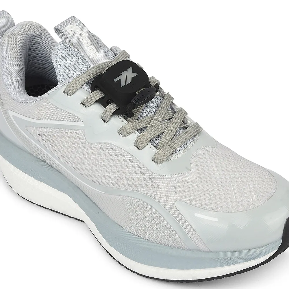training shoes Leap7x Light Grey Sports Lacing Running Shoes For Men XLM-06MS By Liberty