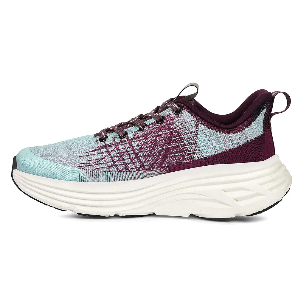 Leap7x Purple Sports Lacing Running Shoes For Women WAVESTAR-4 By Liberty flat feet shoes