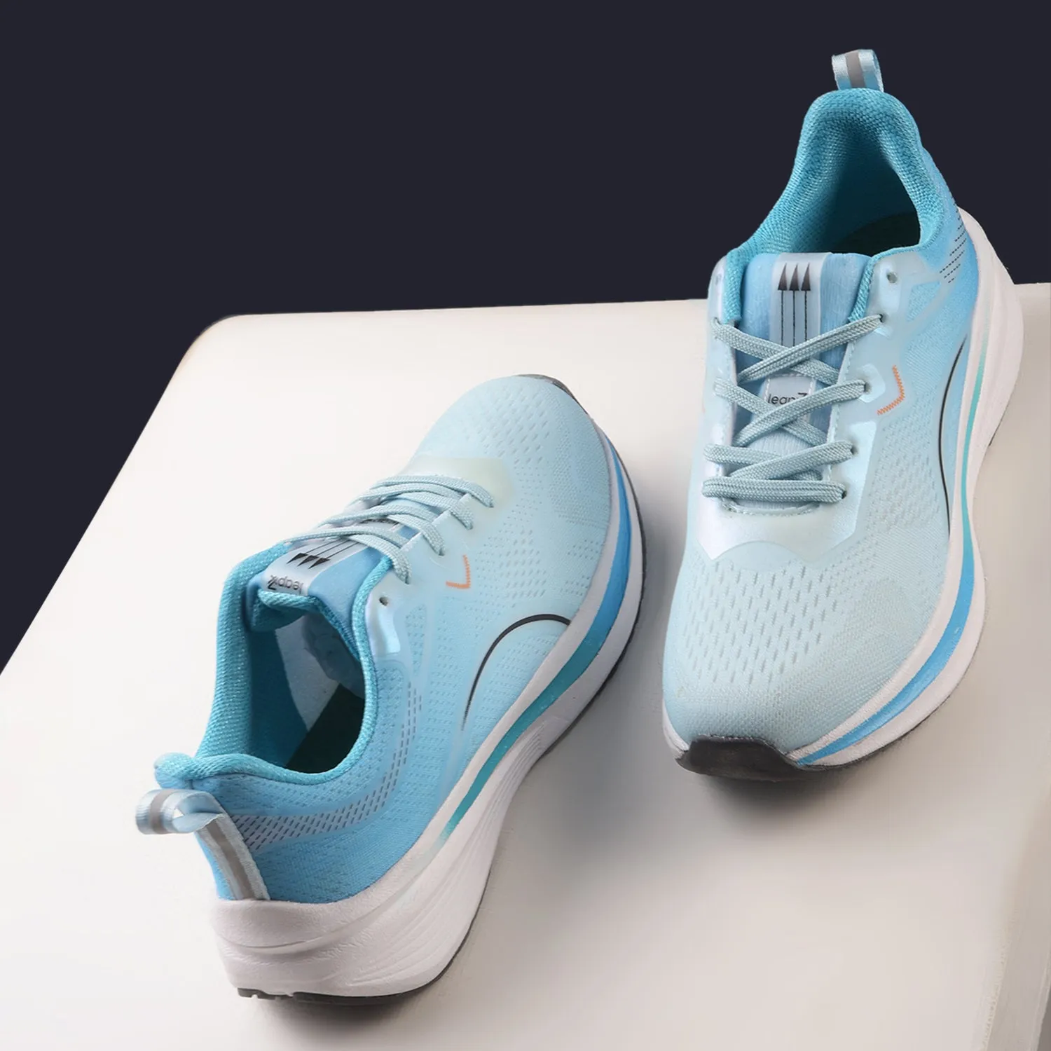 for long - distance Leap7x Sky Blue Sports Lacing Running Shoes For Men PACIFIC-1E By Liberty
