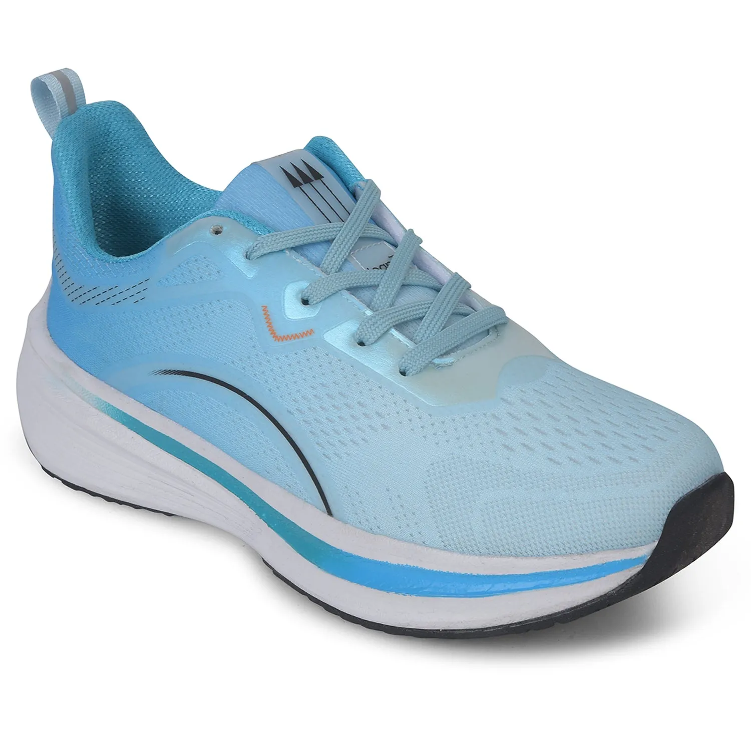 Leap7x Sky Blue Sports Lacing Running Shoes For Men PACIFIC-1E By Liberty uneven - terrain shoes Design-led concept
