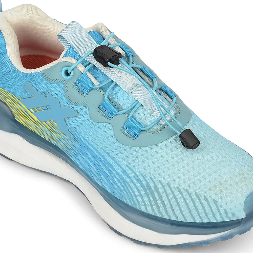 under - pronation Tear Resistant Leap7x Sky Blue Sports Lacing Running Shoes For Women CHELSY-3 By Liberty