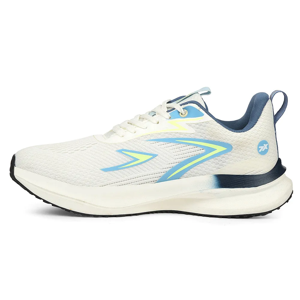 Anti Torsion System running in a ski lift area shoes Leap7x White Sports Lacing Running Shoes For Men BELARUS-1 By Liberty