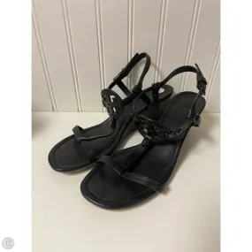 Sandals Designer By Tory Burch In Black, Size: 7.5 rubber