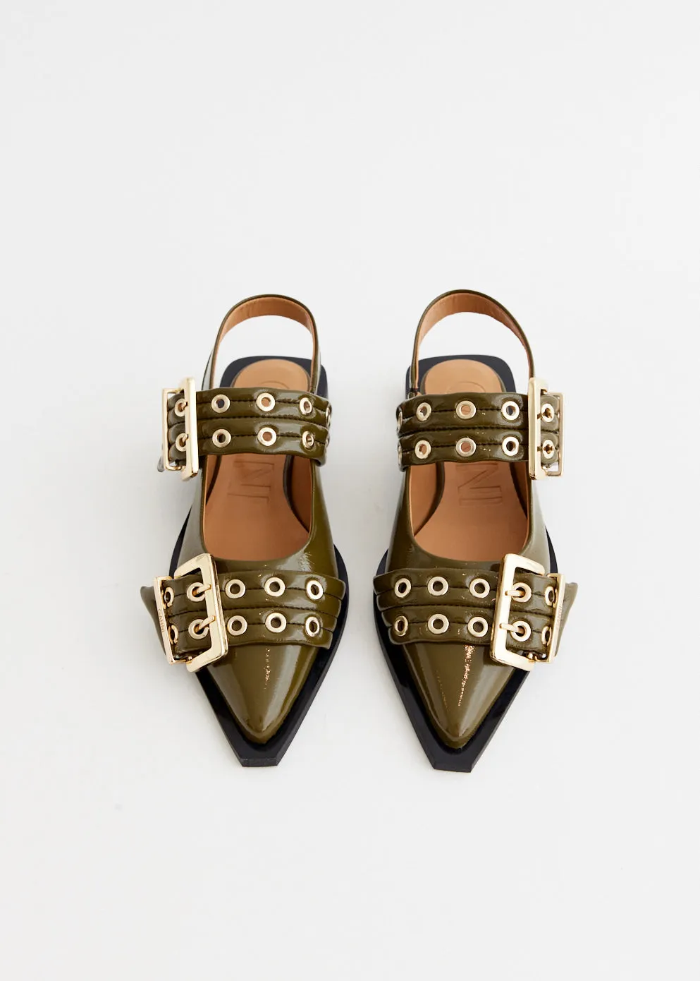 Feminine Buckle Ballerinas Explore Move Sports fan