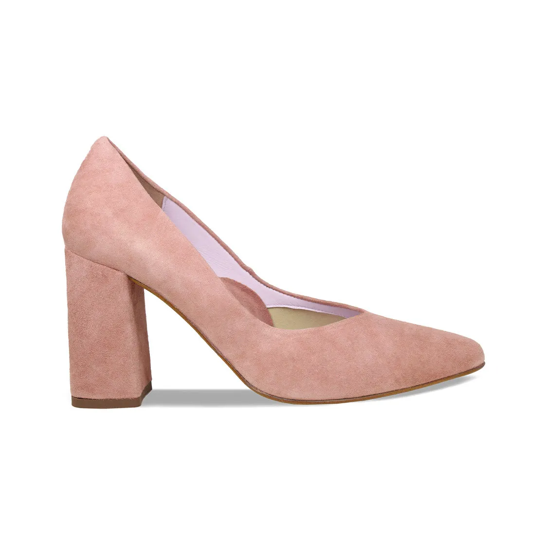 Farm Step Leather Material Paloma: Rose Suede