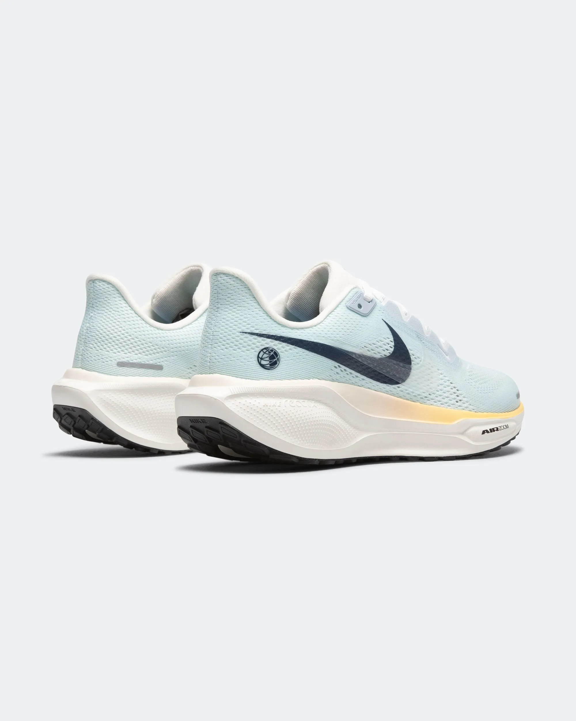 Womens Air Zoom Pegasus 41 - Glacier Blue/Midnight Navy-Sail Shock   Absorbing Pure Steps