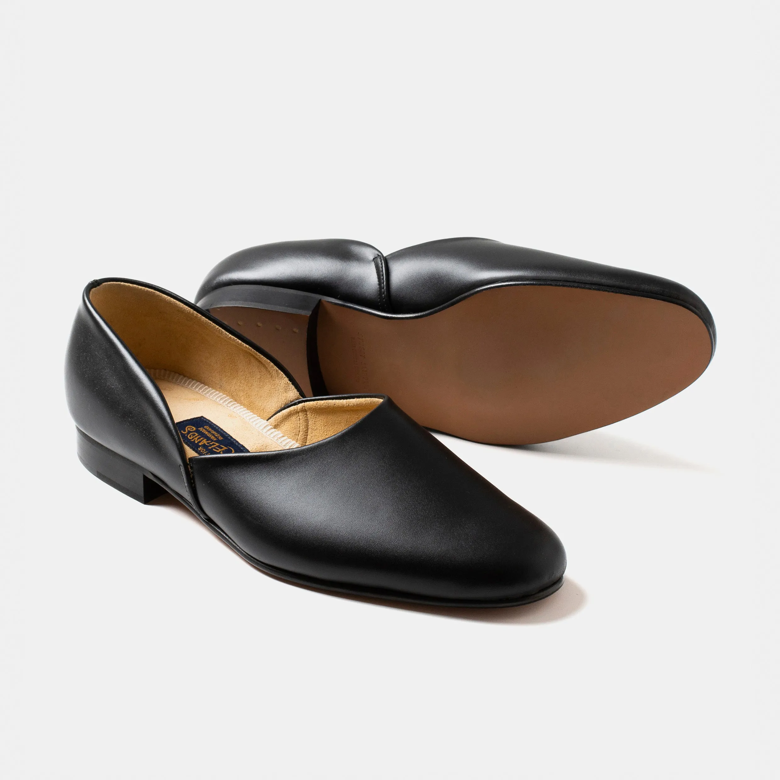 Regular Fit Bryceland's x Bowhill & Elliott Grecian Slippers Black