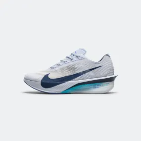Lace Up Design Mens ZoomX Vaporfly Next% 4 - Ghost/Blue Void-Persian Violet