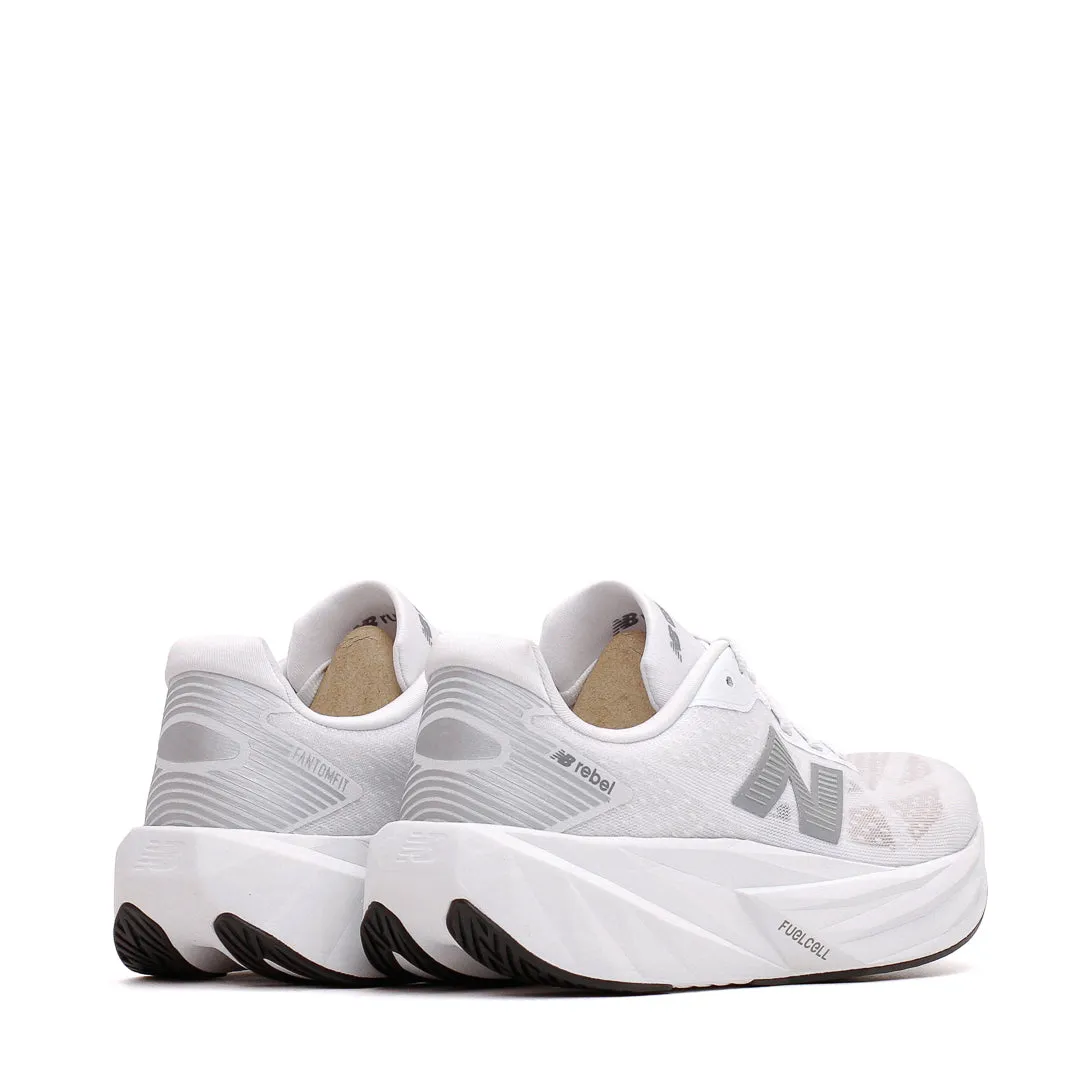 New Balance Women FuelCell Rebel v5 White Silver WFCXLM5 Daily Wear Shoes