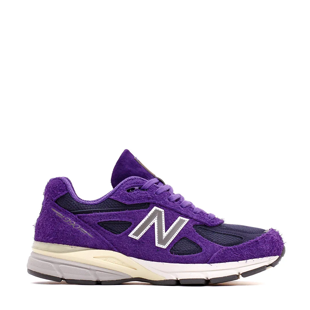 Minimalist Footwrap New Balance Unisex 990v4 Plum Made In USA U990TB4