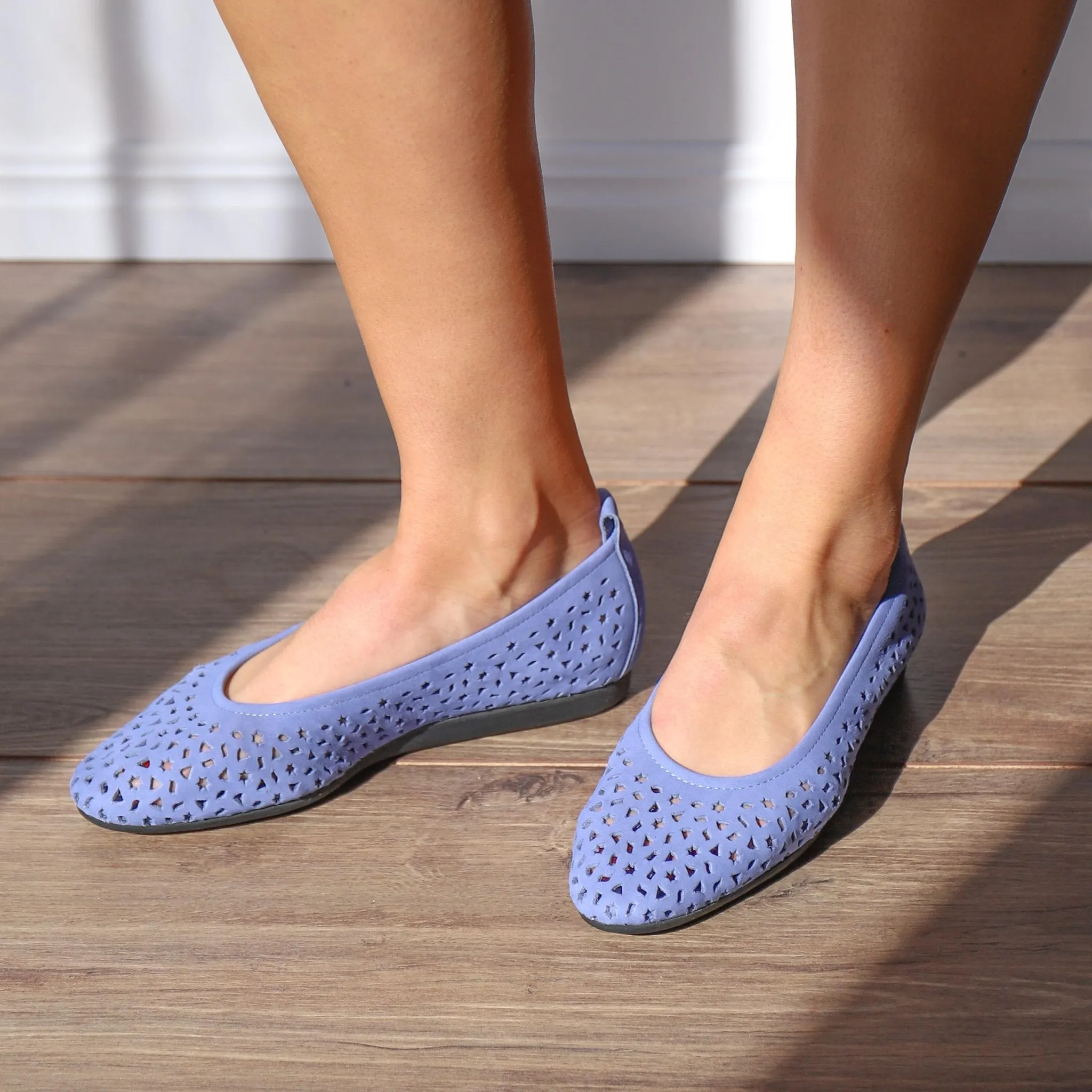 Field Walk Practical Walk LILY Blue Nubuck