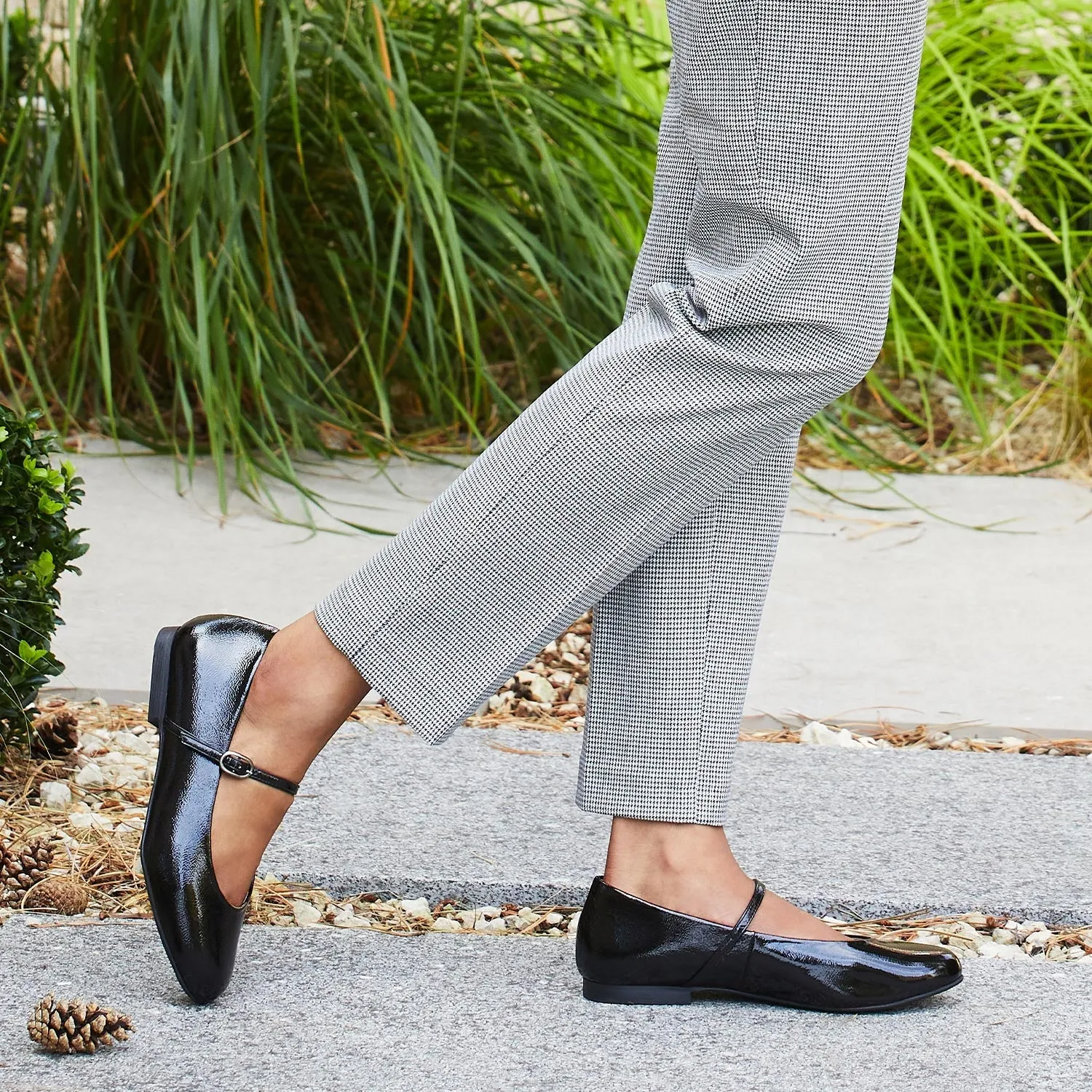 Easy Lifestyle Anti Fatigue Midsole London: Black Leather