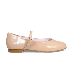 Reinforced toe London: Blush Patent Leather