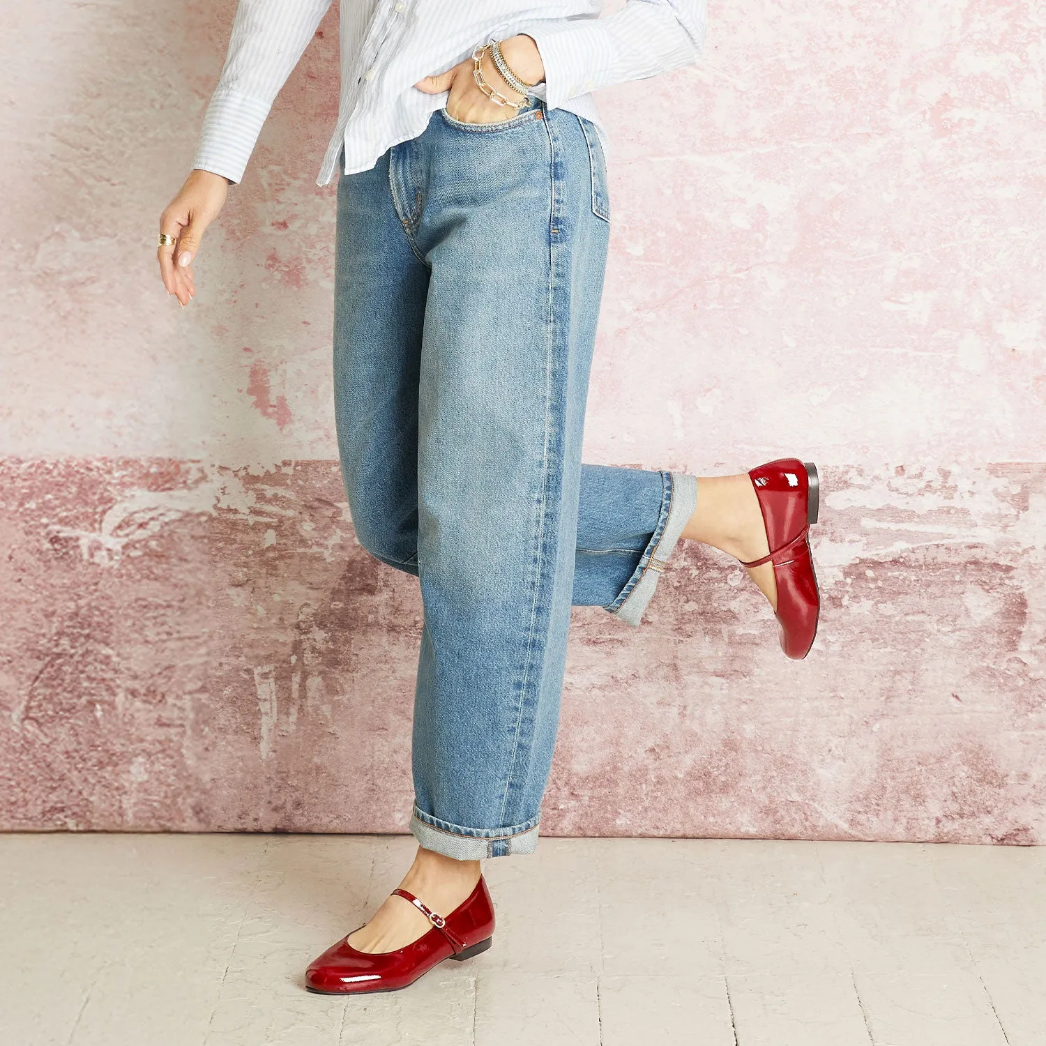 Every Journey Comfort experience London: Deep Red Patent