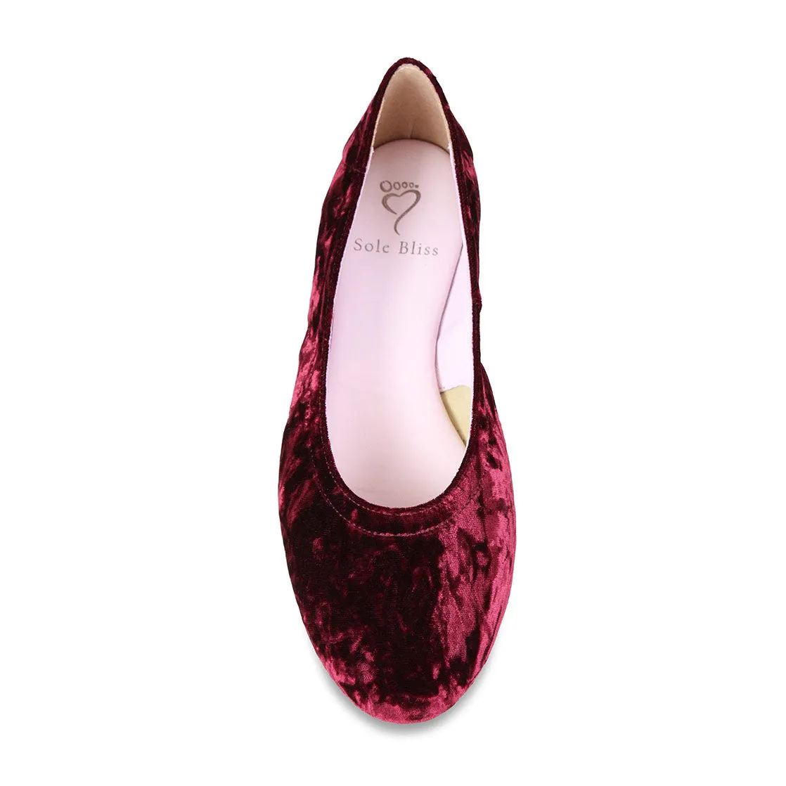 Lightweight Structure Slip Resistant Traction Luna: Luxe Berry Velvet