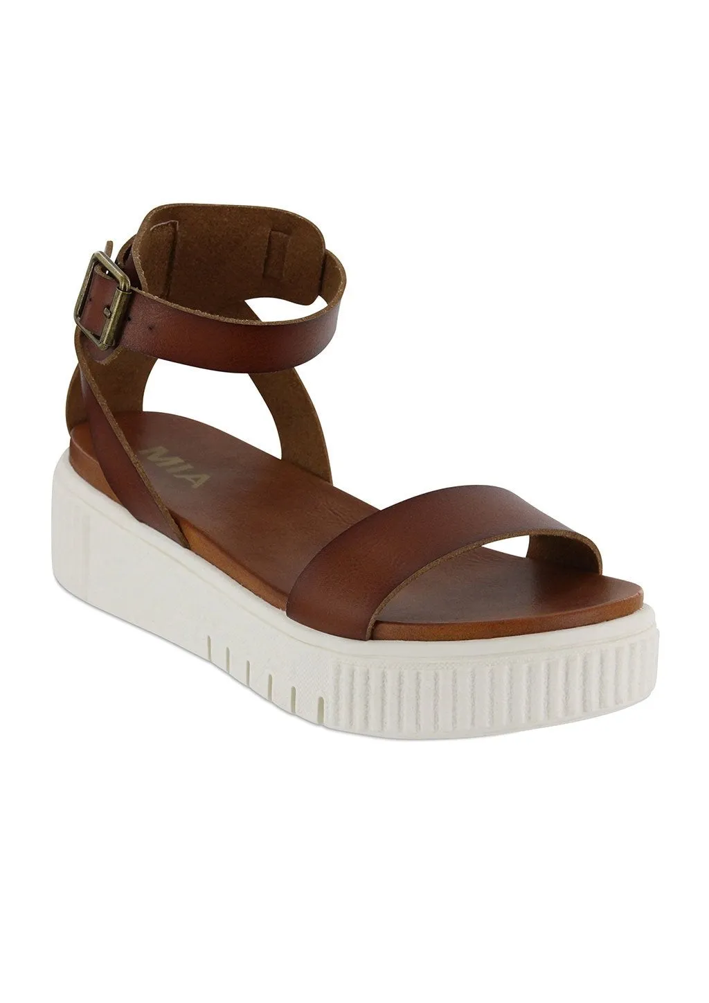 Summer Flip-flops City Ready LUNNA - COGNAC