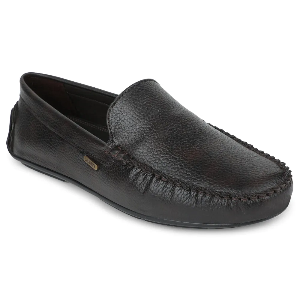 Fortune Brown Casual Loafers For Men AVL-4 By Liberty stylish workwear