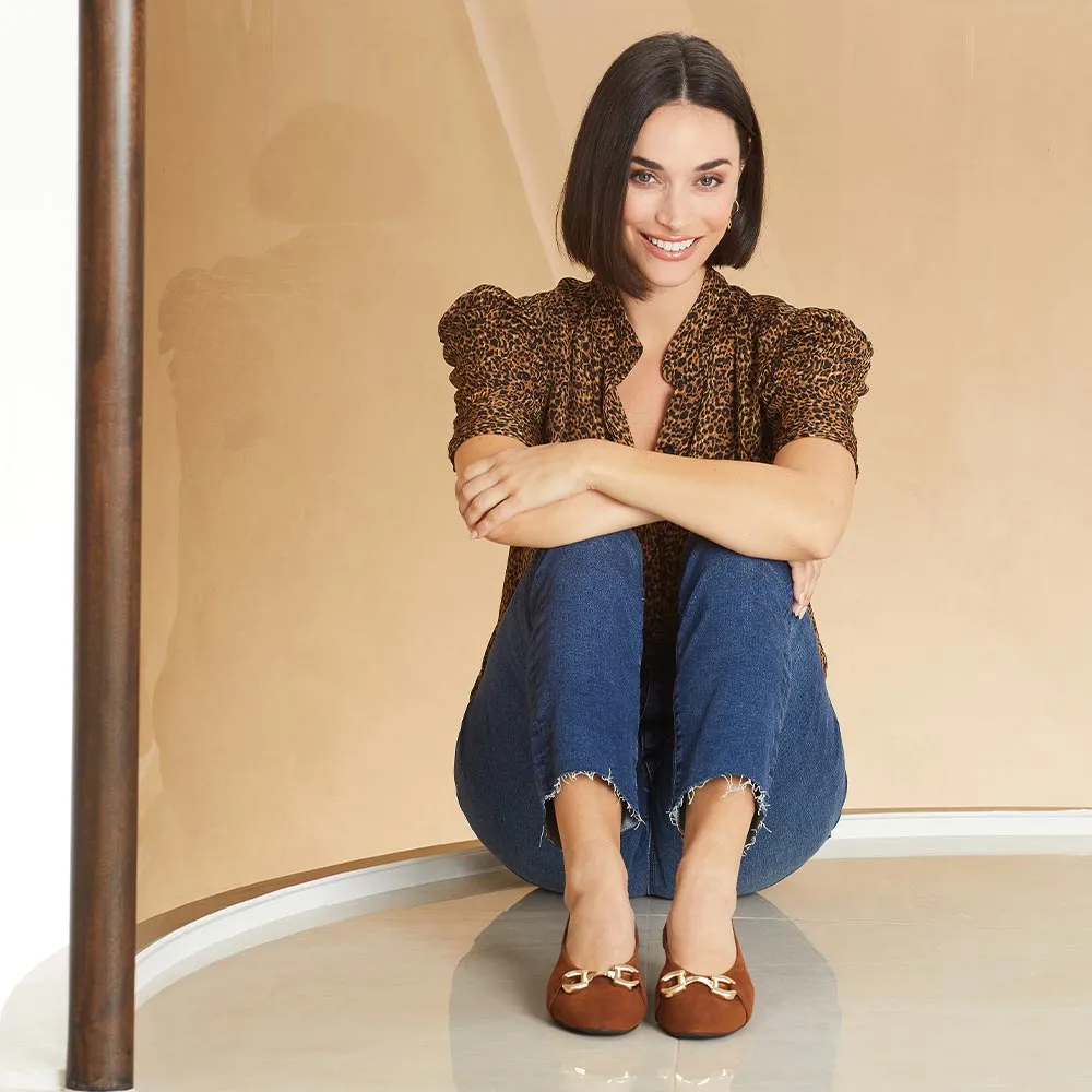 Lydia: Chestnut Suede Win Hike