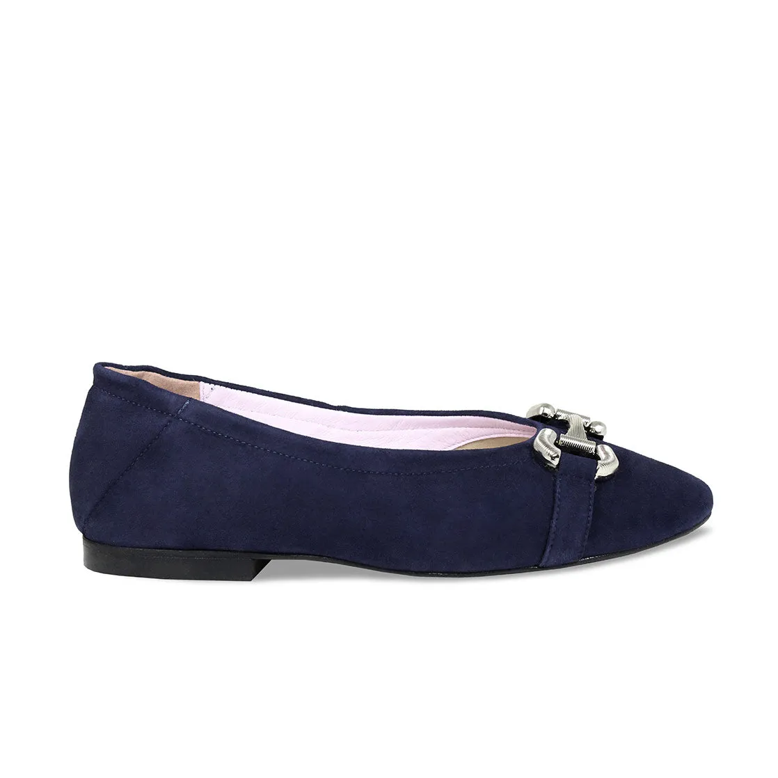 Comfortable Midsole Lydia: Navy Suede