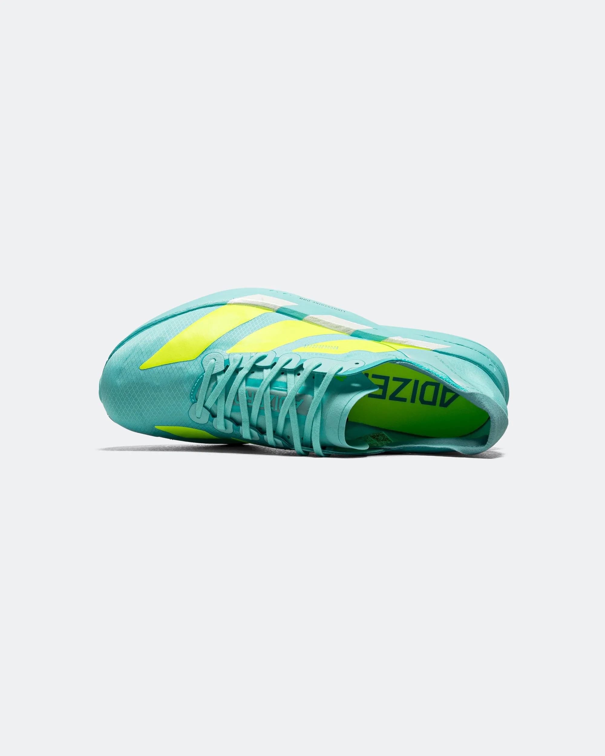 Easy Match Mens Adizero Adios Pro 4 -  Semi Flash Aqua/Lucid Lemon-Mint Ton