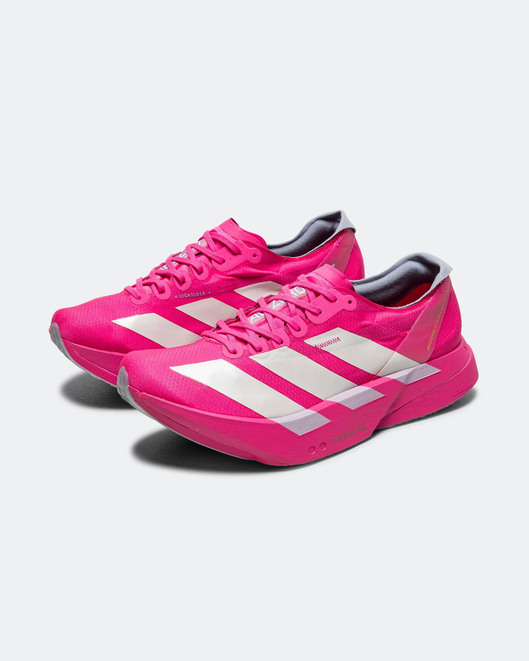 Mens Adizero Adios Pro 4 - Shock Pink/Zero Metallic-Aurora Plum Stylish Fit