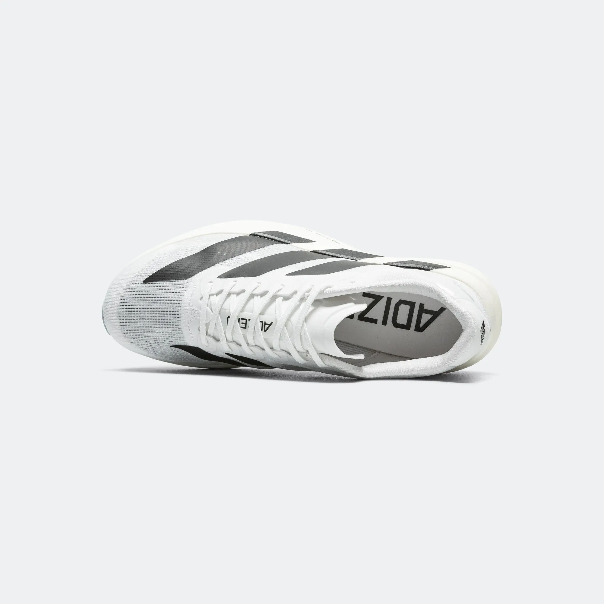 Shock Absorbing Heel Cool Texture Mens Adizero Evo SL - Footwear White/Core Black-Footwear White