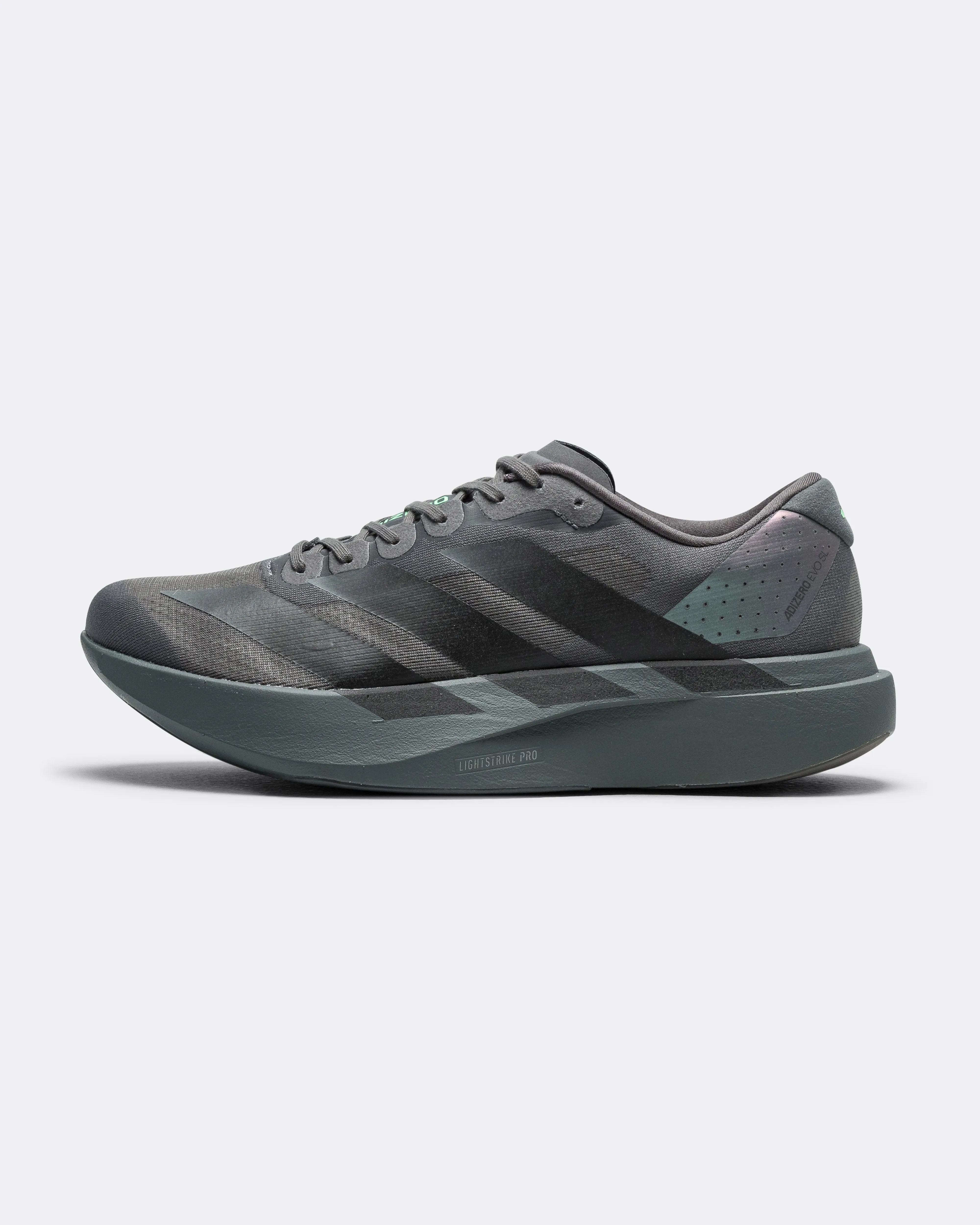Quick Start Comfortable Shoes Mens Adizero Evo SL - Grey Five/Core Black-Lime Burst