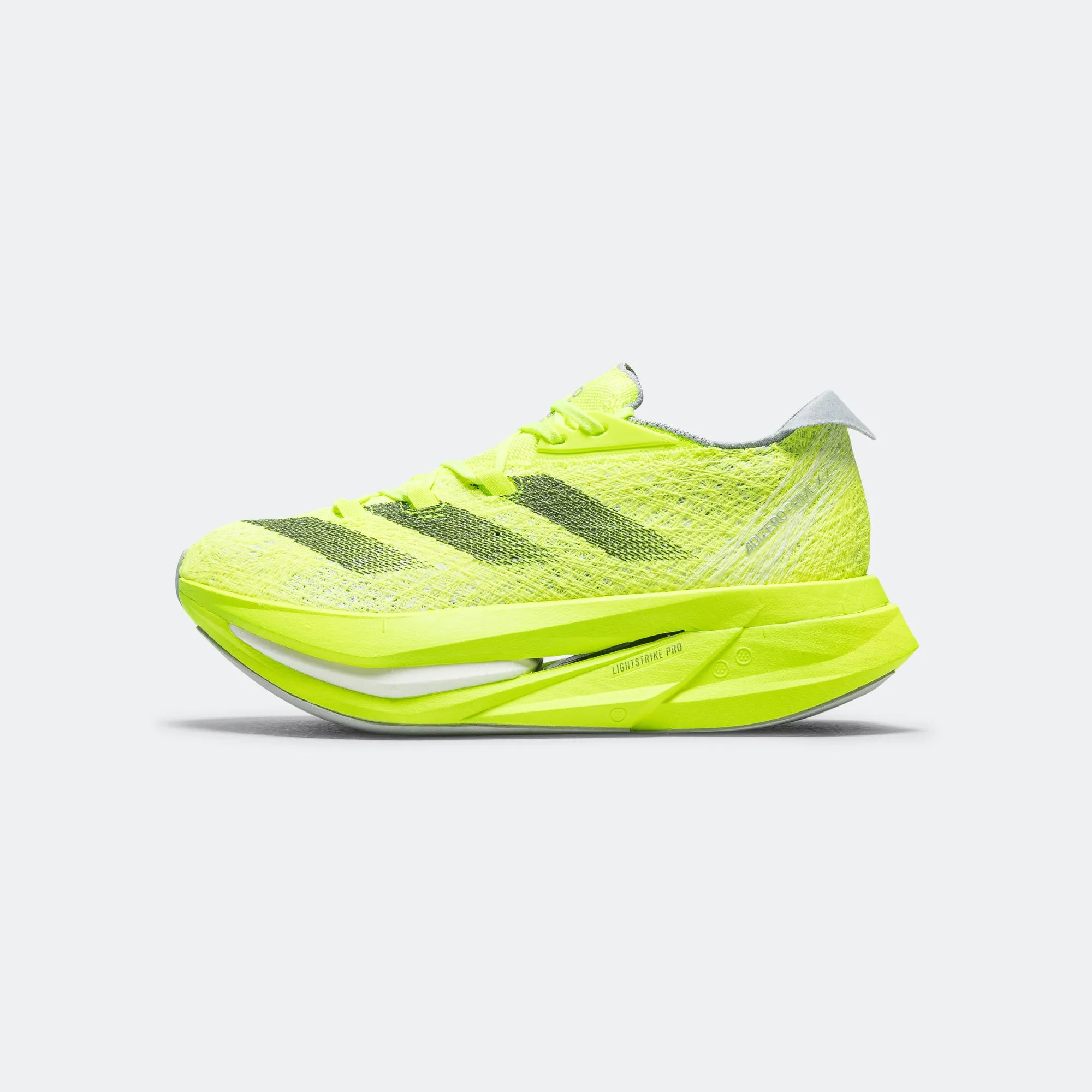 Mens Adizero Prime X 2 STRUNG - Lucid Lemon/Core Black-Halo Silver Foot Grace