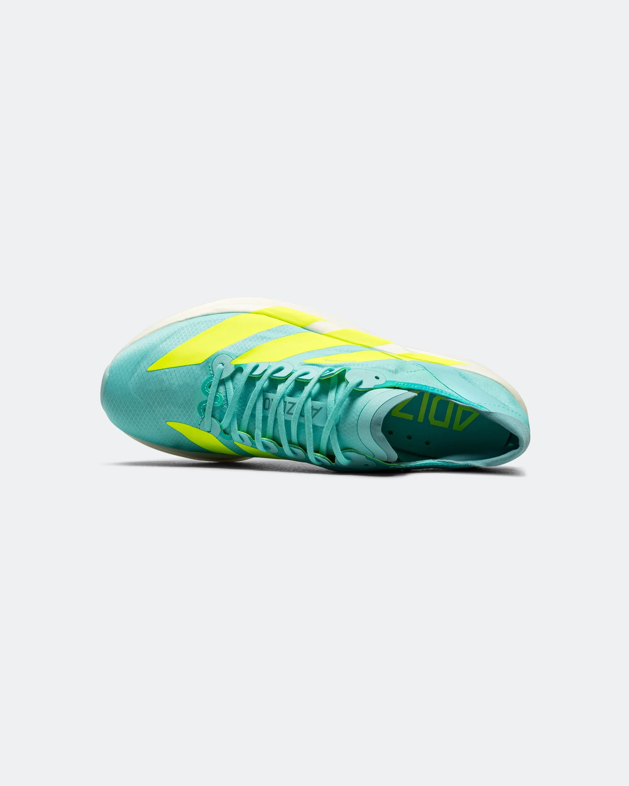 Mens Adizero Takumi Sen 11 - Flash Aqua/Zero Metallic-Mint Ton Wear Ready
