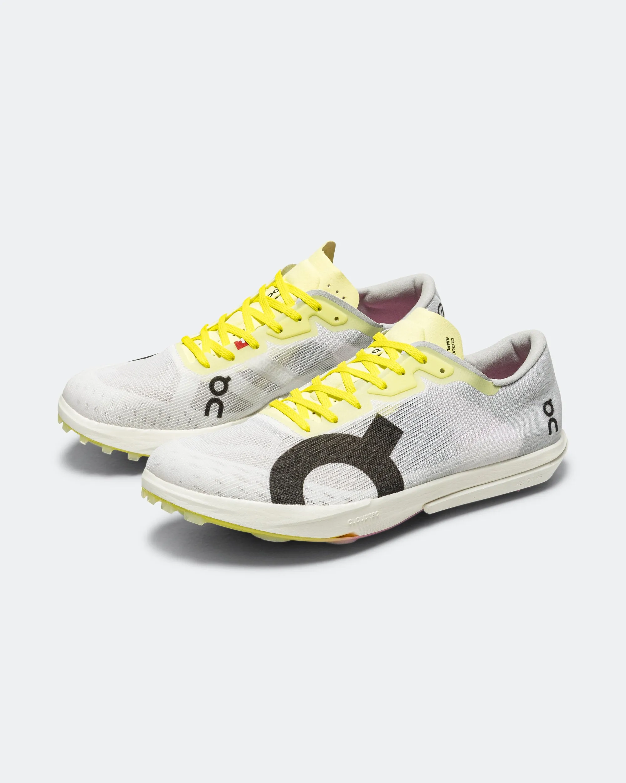 Mens Cloudspike Amplius 2 - White/Raspberry Airflow channels