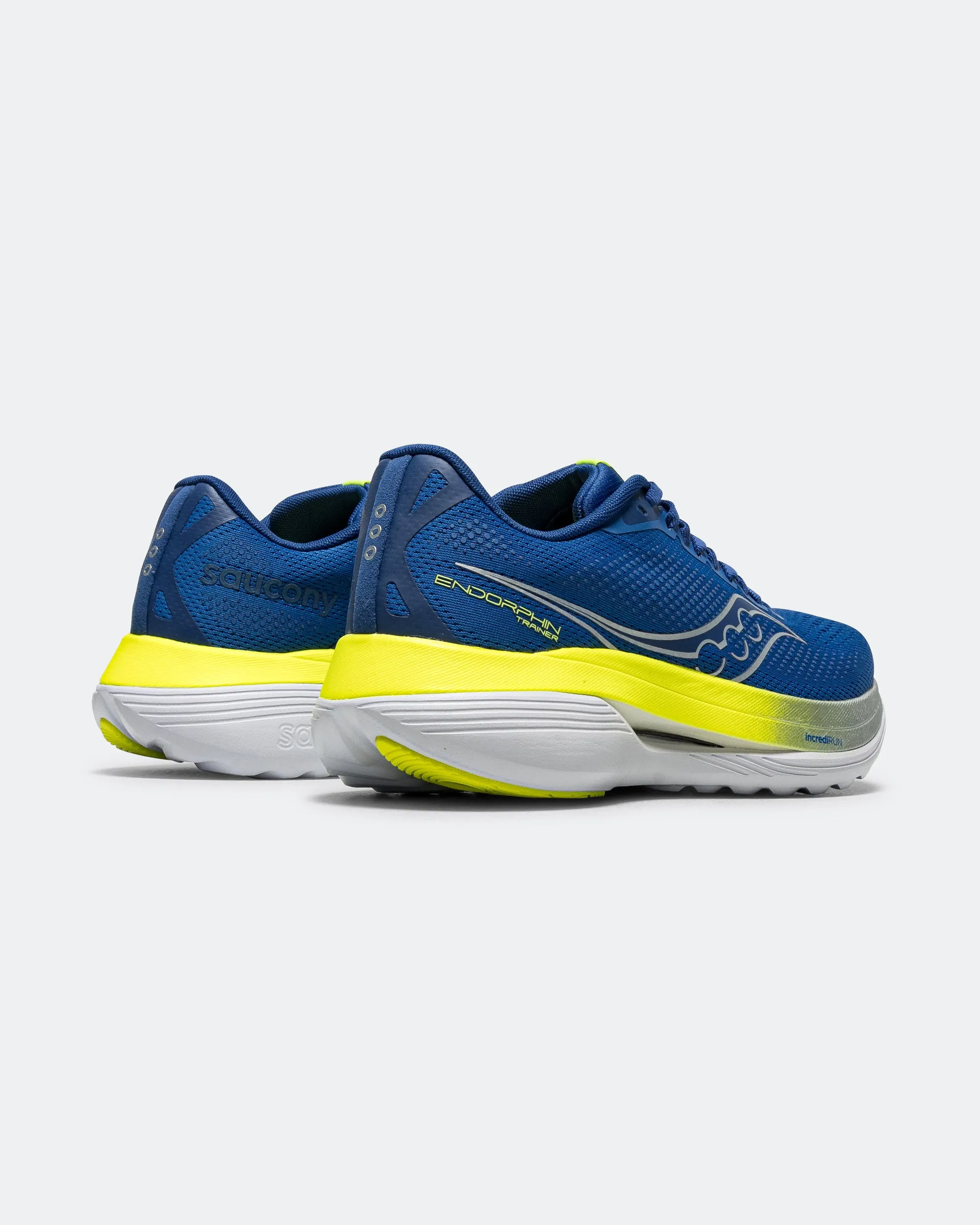 Glow Hike weekend stroll Mens Endorphin Trainer - Lapis/Citron