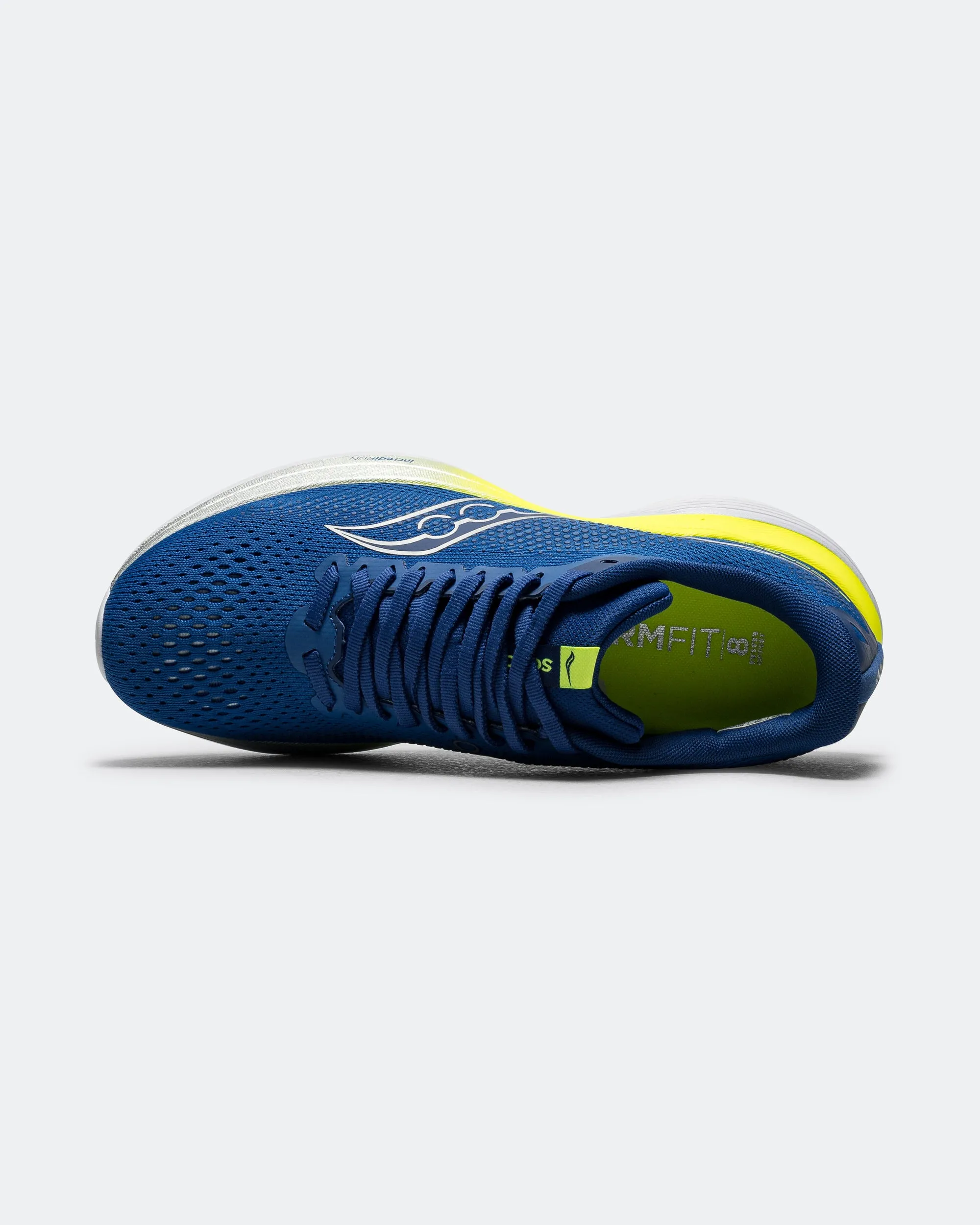 Mens Endorphin Trainer - Lapis/Citron Leather   upper Live Soft