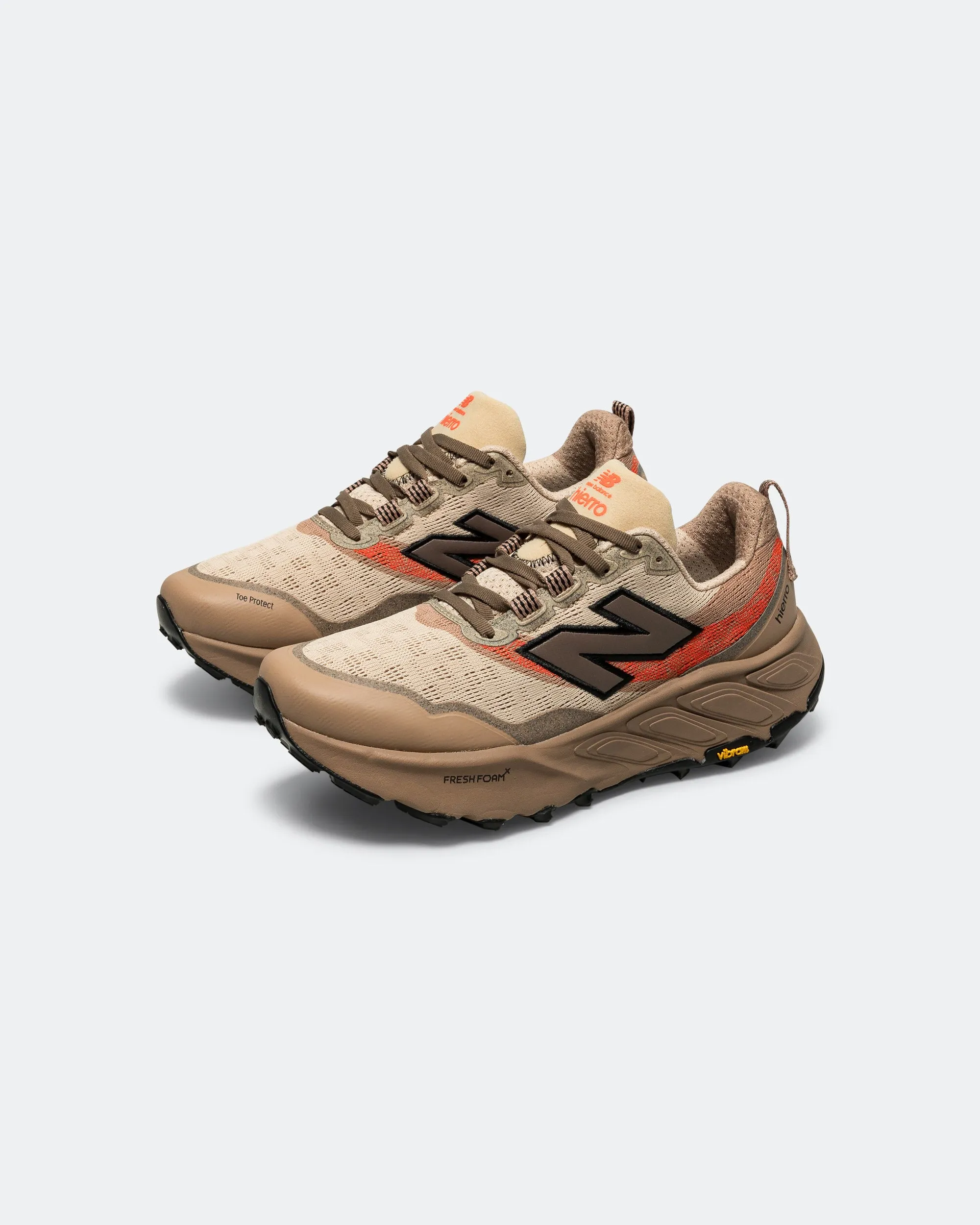 Mens Fresh Foam X Hierro v9 - Desert Clay/Earth Shadow-Urgent Red Reel Fit Club Meet