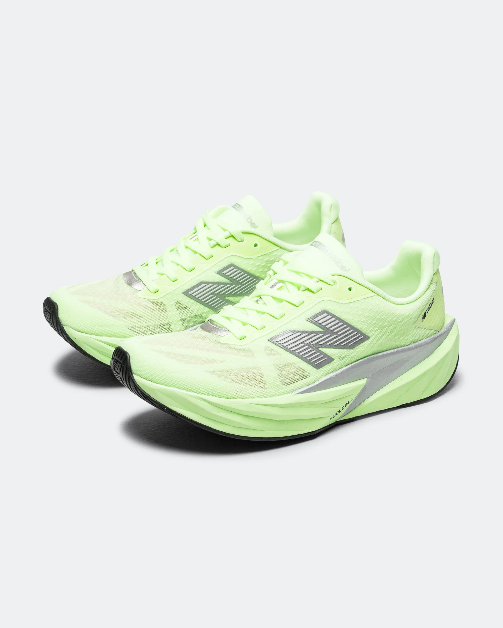 Gold Shine Mens FuelCell Rebel v5 - Mint Flash/Lab Green-Silver Metallic