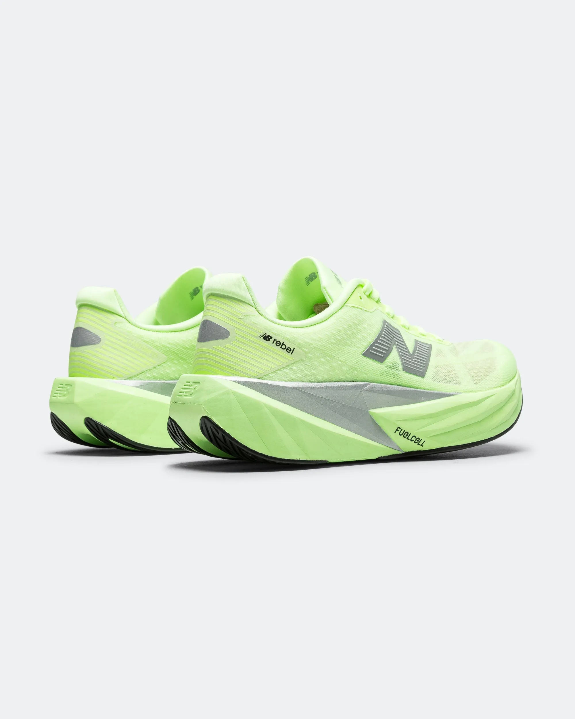 Mens FuelCell Rebel v5 - Mint Flash/Lab Green-Silver Metallic Fashionable Walk comfort features