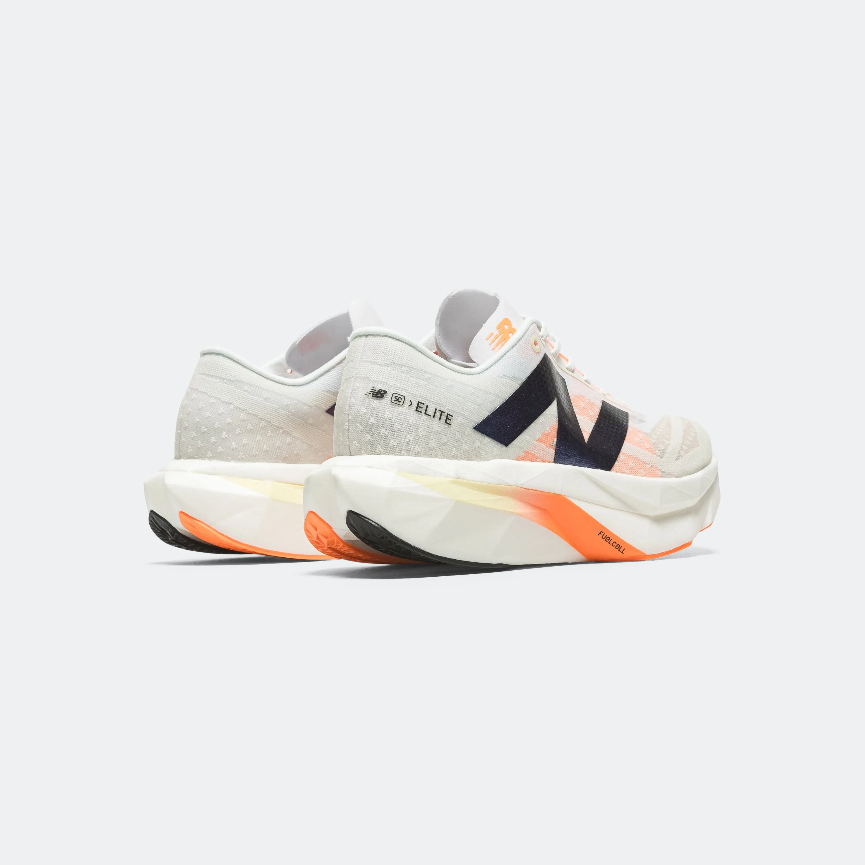 Street Motion Mens FuelCell SuperComp Elite v4 - White/Angora-Hot Mango