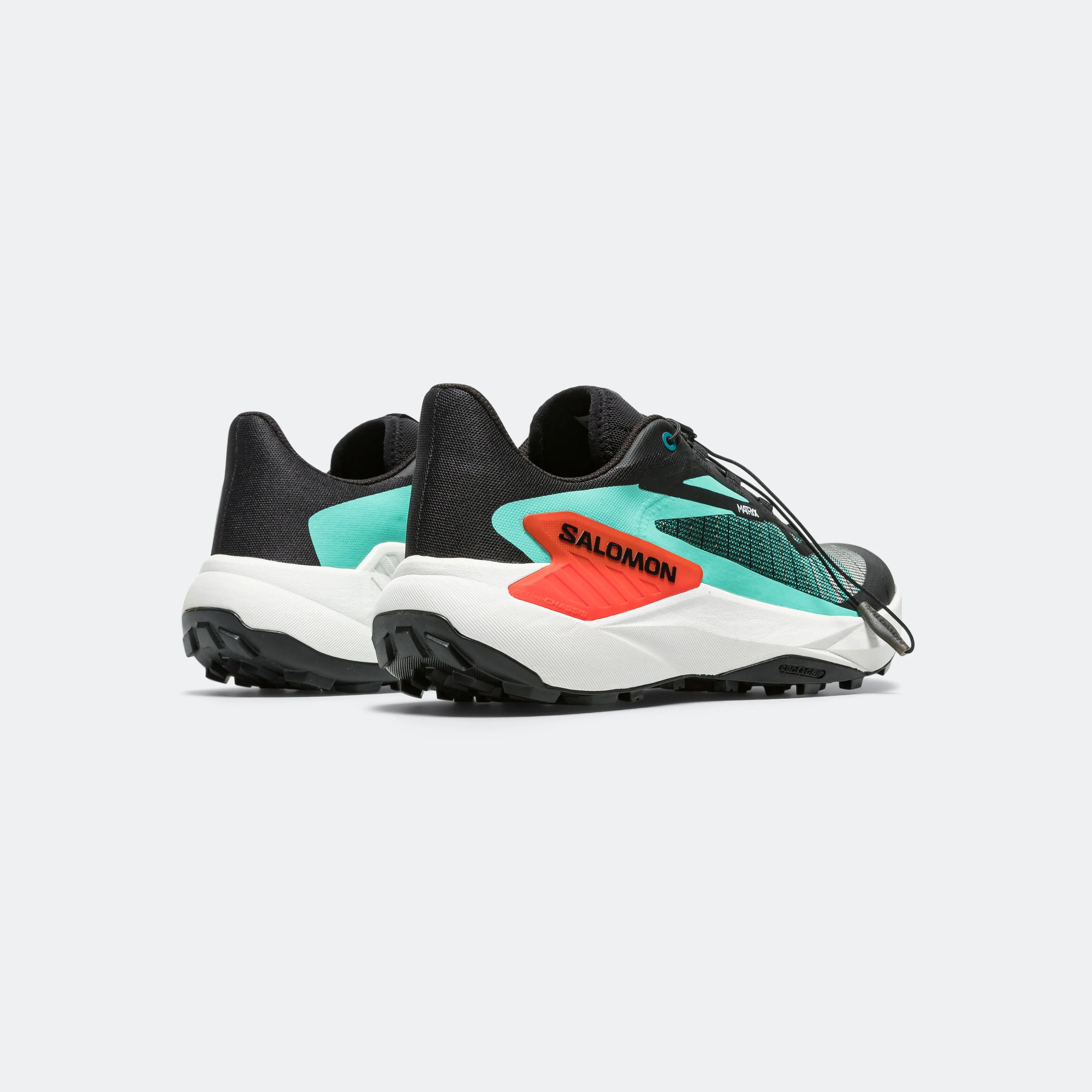 Drawstring Lace Mens Genesis - Black/Electric Green